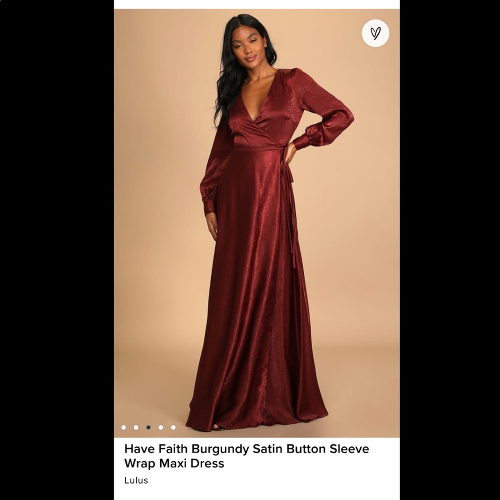 Satin maxi dress